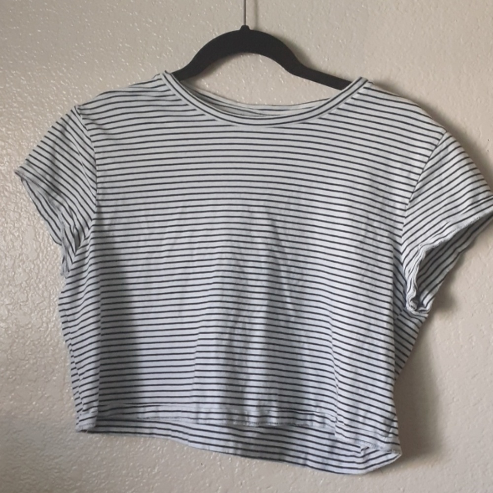 Striped Crop Top